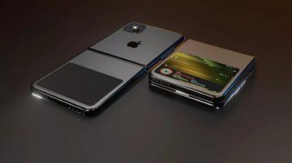 новом патенте Apple представлена ​​концепция складного iPhone с сенсорными датчиками