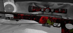 Модель оружия AWP Bloody Rose для CS:GO